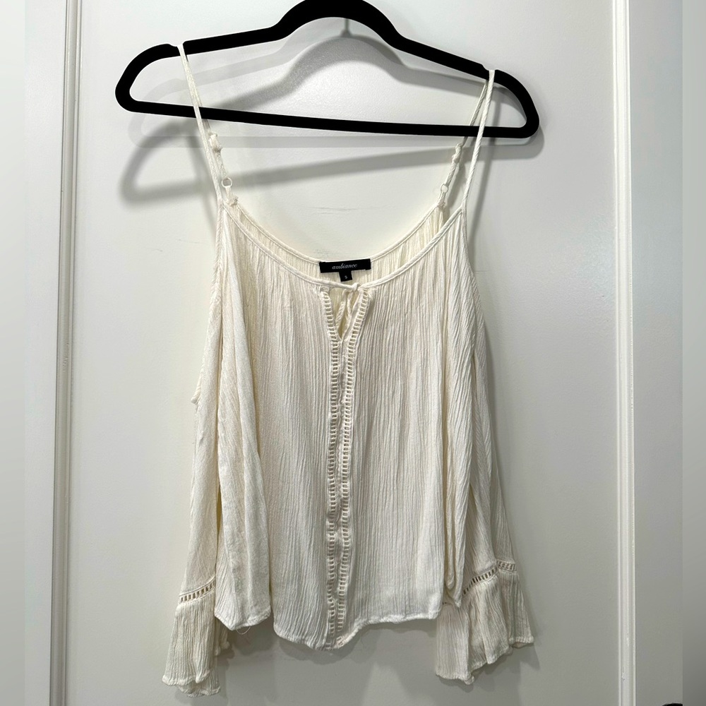 white crop top
